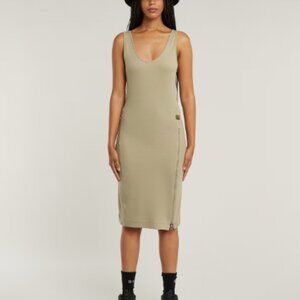 G-Star Raw Asymmetrical Zip Dress - Size S